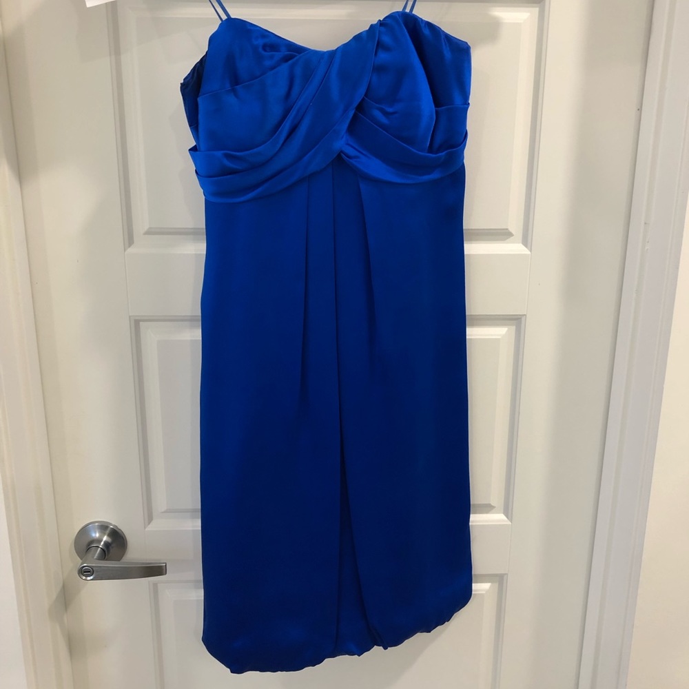 Cache royal blue cocktail dress. Worn once! Great condition.